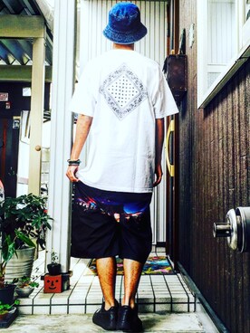 「PRIVILEGE（プリビレッジ）のアイテム」を使った、Dragon相馬さん（メンズ・174cm）の春コーディネート