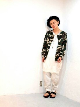 ワダ氏さん（メンズ・170cm）の夏コーディネート