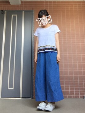 「MONKI」｜i_am_tamさん（レディース・153cm）の夏コーディネート