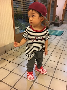 komaさん（キッズ・80cm）の夏コーディネート