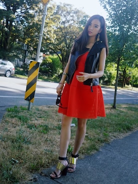 「Mackage（マッカージュ）のアイテム（ジャケット/アウター）」を使った、Shellurefashionさん（レディース・160cm）の冬コーディネート