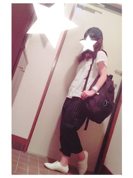 「FINAL DECISION（ファイナルディシジョン）のアイテム」を使った、すぽんじさん（レディース・153cm）の秋コーディネート