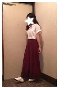 「FINAL DECISION（ファイナルディシジョン）のアイテム」を使った、すぽんじさん（レディース・153cm）の秋コーディネート