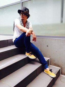「ANTI」｜SHUJIさん（メンズ・183cm）の秋コーディネート