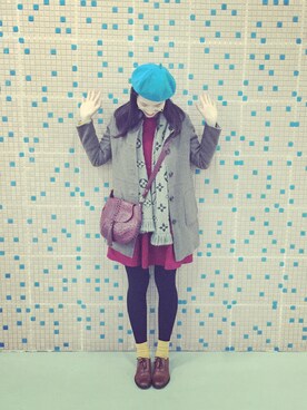 「双年展」｜KojimaSilenceさん（レディース・168cm）の冬コーディネート