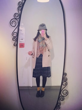 「dazzlin（ダズリン）のアイテム（ダッフルコート）」を使った、KojimaSilenceさん（レディース・168cm）の冬コーディネート