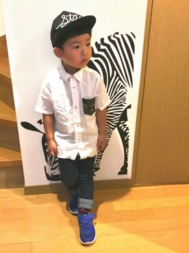 ♡PON♡さん（キッズ・100cm）の秋コーディネート