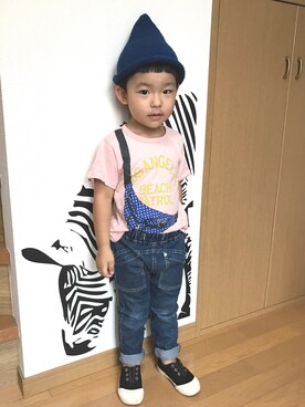 ♡PON♡さん（キッズ・100cm）の秋コーディネート