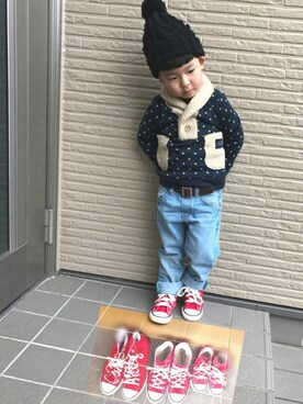 ♡PON♡さん(キッズ・100cm)の秋コーディネート