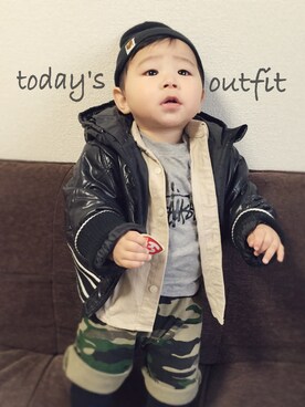 KANATAさんの（BAPE KIDS by a bathing ape）を使ったコーディネート