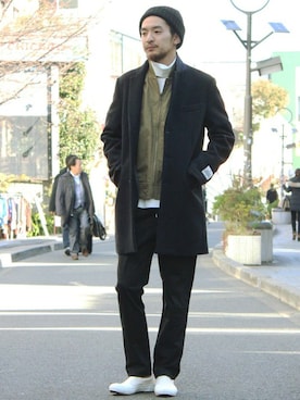 Saiさん（メンズ・180cm）の冬コーディネート