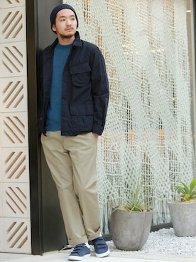 「alpha」｜Saiさん（メンズ・180cm）の冬コーディネート