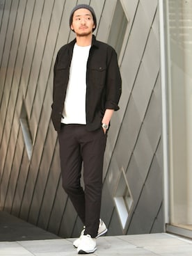 「Saucony（サッカニー）のアイテム」を使った、Saiさん（メンズ・180cm）の春コーディネート