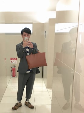 「NOMOS（ノモス）のアイテム」を使った、オーミチさん（メンズ・161cm）の春コーディネート