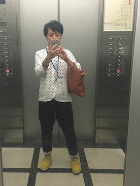 「NOMOS（ノモス）のアイテム」を使った、オーミチさん（メンズ・161cm）の夏コーディネート