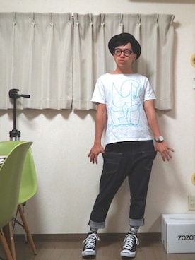 「NOMOS（ノモス）のアイテム」を使った、オーミチさん（メンズ・161cm）の秋コーディネート