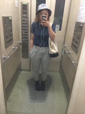 ちとさん（レディース・153cm）の秋コーディネート