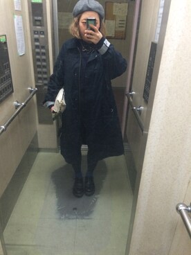 「Dr. Martens（ドクターマーチン）のアイテム（その他）」を使った、ちとさん（レディース・153cm）の冬コーディネート