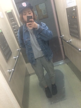 「Journal Standard TRISECT（トライセクト）のアイテム」を使った、ちとさん（レディース・153cm）の春コーディネート