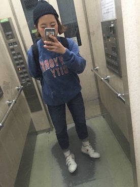 「スエット」｜ちとさん（レディース・153cm）の秋コーディネート