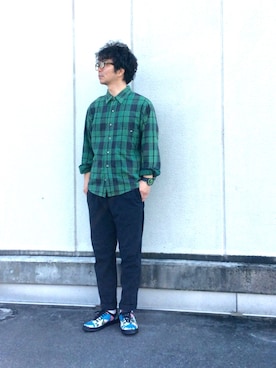 「ノースフェイス」｜EPさん（メンズ・170cm）の秋コーディネート