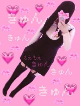 「milklim（milklim）のアイテム（タンクトップ）」を使った、nanaさん（レディース・162cm）の冬コーディネート