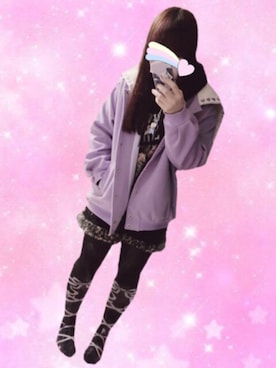 「BUBBLES（バブルス）のアイテム（ブルゾン）」を使った、nanaさん（レディース・162cm）の冬コーディネート