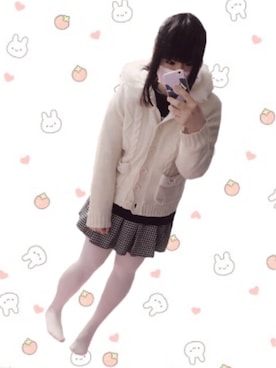 「チドリ柄」｜「アイテム（その他アウター）」を使った、nanaさん（レディース・162cm）の春コーディネート