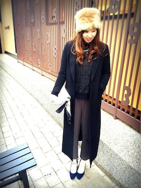 「ロングジャケット」｜まぃさん（レディース・164cm）の春コーディネート