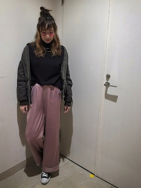 「オフ会」｜まぃさん（レディース・164cm）の冬コーディネート