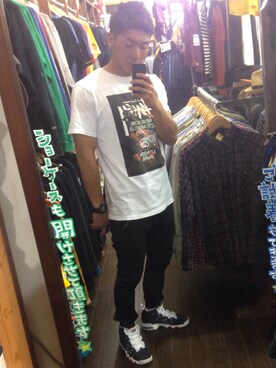 「NIKE AIR MAX CBのアイテム（スニーカー、その他）」を使った、だいちゃんさん（メンズ・173cm）の夏コーディネート