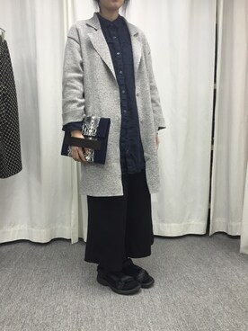 「MONKI（モンキ）のアイテム（スラックス）」を使った、 ringoshiro さん（レディース・165cm）の春コーディネート