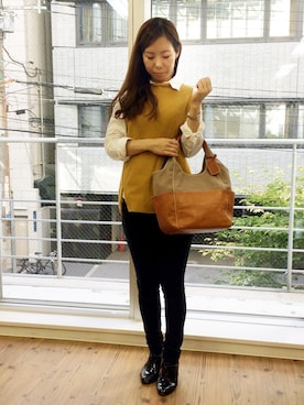 「fes（フェス）のアイテム」を使った、mariさん（レディース・163cm）の秋コーディネート