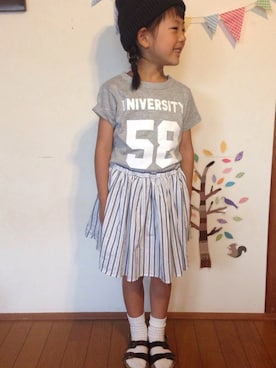 nanan*さん(キッズ・120cm)の夏コーディネート