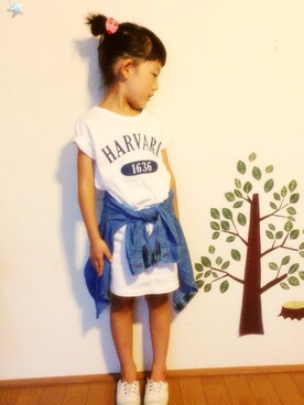 nanan*さん（キッズ・120cm）の夏コーディネート