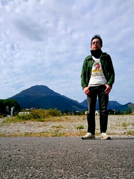 「ミッキーT」｜「アイテム（福袋/福箱）」を使った、たかぶんごさん（メンズ・171cm）の秋コーディネート