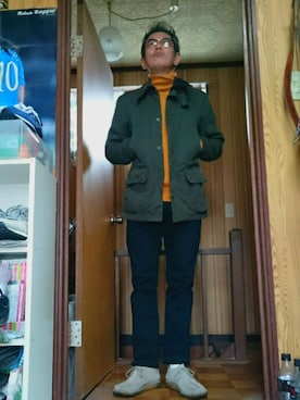 「GLOBAL WORK（グローバルワーク）のアイテム（カバーオール）」を使った、たかぶんごさん（メンズ・171cm）の秋コーディネート