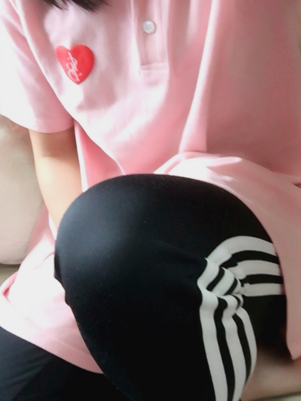 「adidasのオリジナルス　パンツ[CLASSIC TEAM FOOTBAL TRACK PANT]（その他パンツ、ブラック系）」を使った、ＫＹＯＫＡさん（レディース・163cm）の夏コーディネートの1枚目の写真