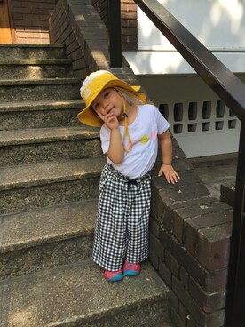 Hannaさん（キッズ・90cm）の夏コーディネート