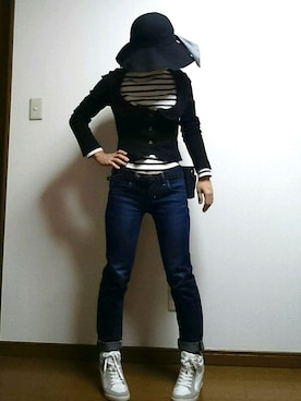 「PATRICK COX（パトリック・コックス）のアイテム（バッグ）」を使った、misatoさん（レディース・158cm）の春コーディネート