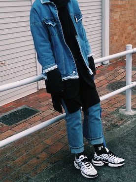 「JULIEN DAVID（ジュリエンデビッド）のアイテム（テーラードジャケット）」を使った、mushr000000mさん（レディース・168cm）の秋コーディネート