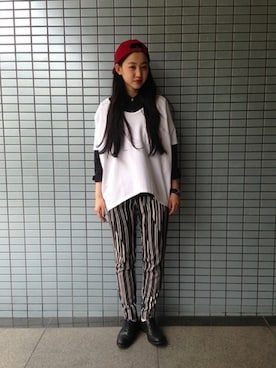 「BEAMES」｜aya okamotoさん（レディース・167cm）の春コーディネート