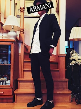 上林竜太朗さん（メンズ・172cm）の春コーディネート