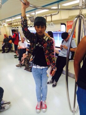 尤歌安さん（メンズ・173cm）の夏コーディネート