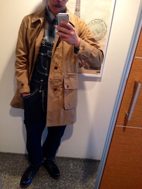 「melple（メイプル）のアイテム（ブーツ）」を使った、daigonさん（メンズ・171cm）の春コーディネート