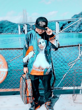 「SUPRATE（スプレート）のアイテム」を使った、しゅん a.k.a ANARUさん（メンズ・166cm）の冬コーディネート