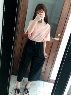 ゆにさん（レディース・156cm）の夏コーディネート