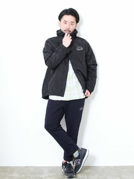 「coenスタッフスタイリング」｜「アイテム（マウンテンパーカー）」を使った、リッキー ほそださん（メンズ・162cm）の春コーディネート