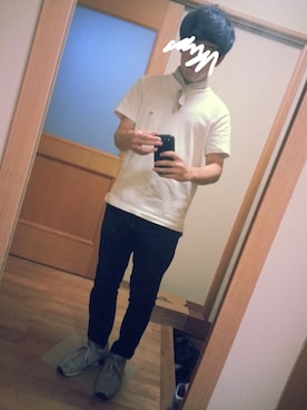 「SCYE BASICS（サイベーシックス）のアイテム（Tシャツ/カットソー）」を使った、oliveさん（メンズ・167cm）の夏コーディネート