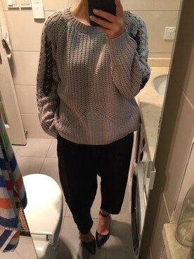 「shirely'sのアイテム（トップス、グレー系）」を使った、shirelysunさん（レディース・155cm）の夏コーディネート